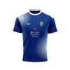Fermoy FC: Unisex Training Jersey Blue & White MIG Sponsor