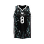 Barry Hennessy Fitness: Unisex Basketball Jersey - Black