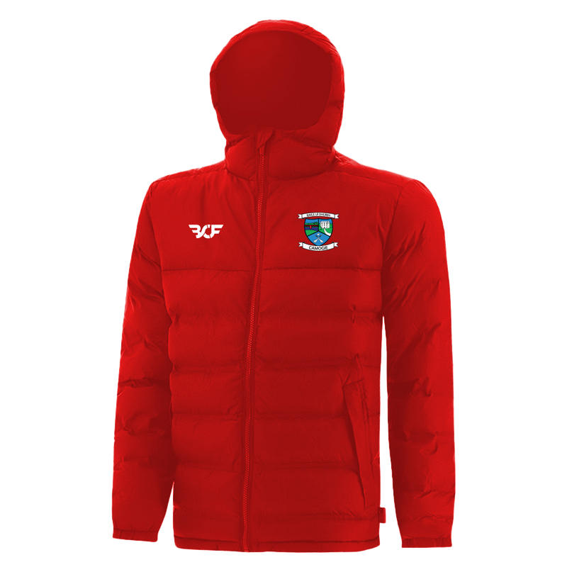 Ballyduff Upper Camogie (Waterford): Full Padded Jacket Hooded Red