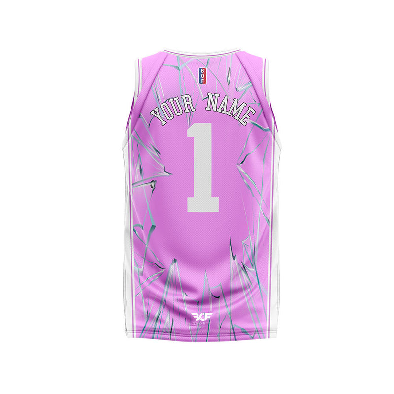 Barry Hennessy Fitness: Unisex Basketball Jersey - Pink