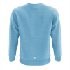 Light Blue Melange: Crewneck Jumper