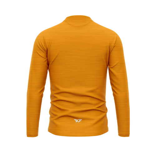 Orange Melange: Half-Zip