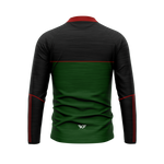 Riverstown N.S: Half-Zip Black & Green