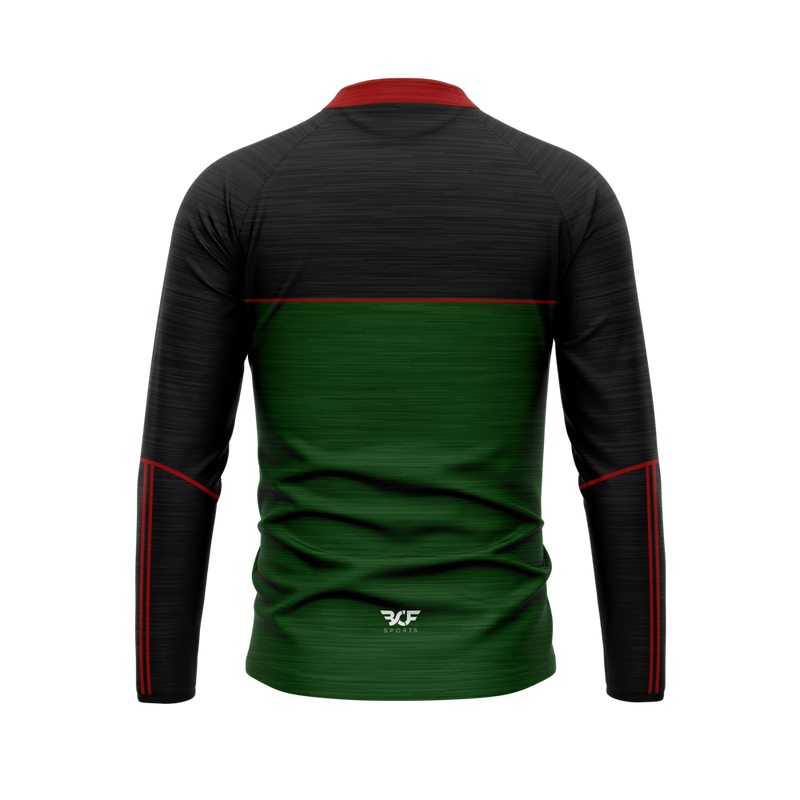 Riverstown N.S: Half-Zip Black & Green
