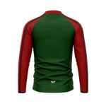 Riverstown N.S: Half-Zip Red & Green