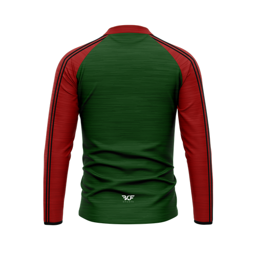 Riverstown N.S: Half-Zip Red & Green
