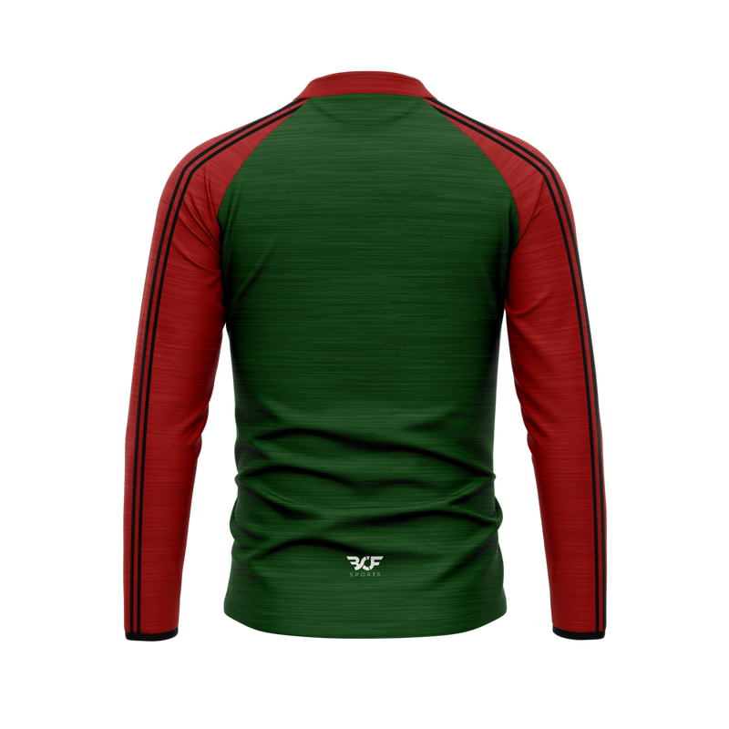 Riverstown N.S: Half-Zip Red & Green
