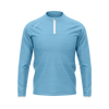 Light Blue Melange: Half-Zip