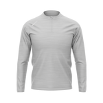 Light Grey Melange: Half-Zip Lycra