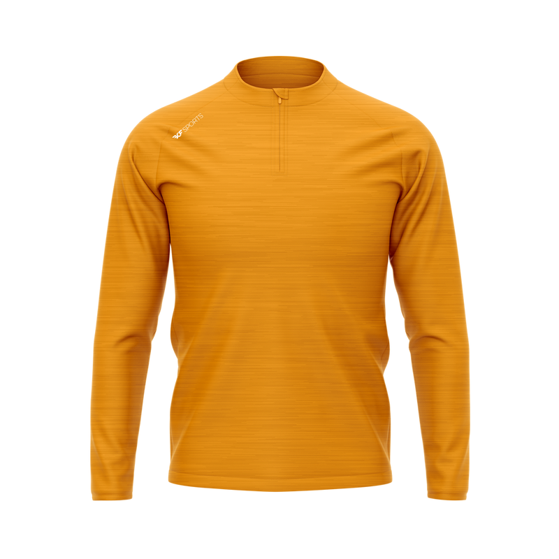 Orange Melange: Half-Zip