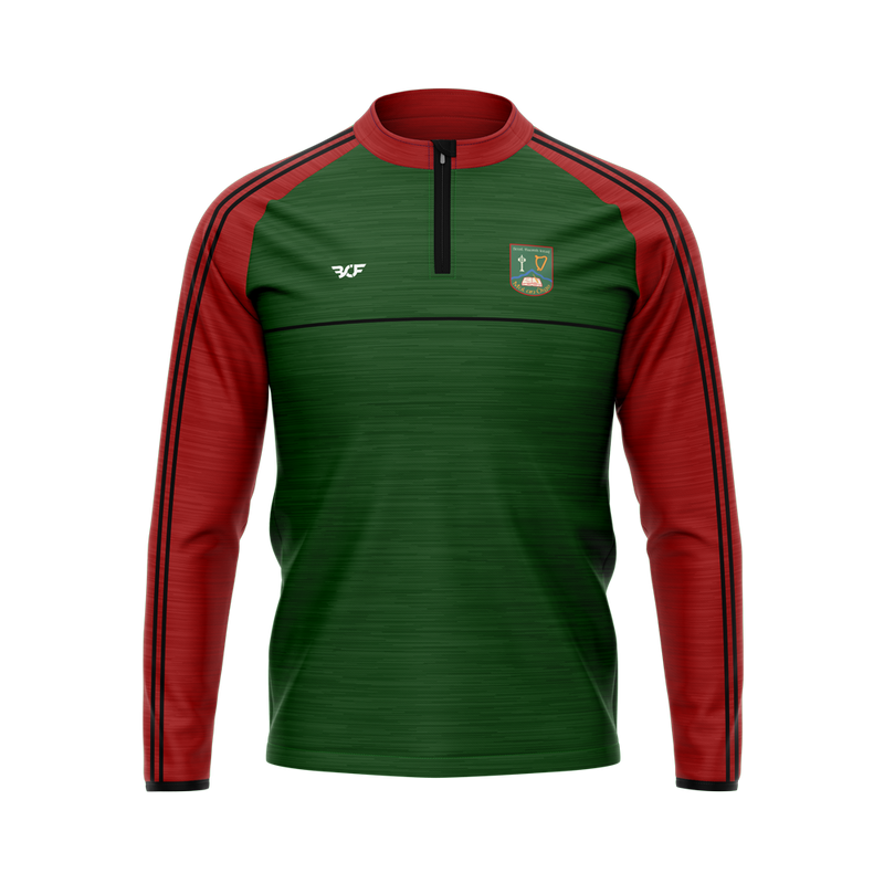 Riverstown N.S: Half-Zip Red & Green