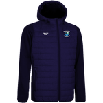 Ballyduff Upper Camogie (Waterford): Hooded Soft Sleeved Gilet Navy
