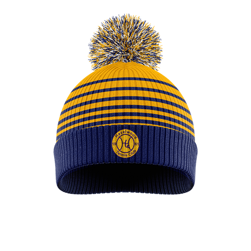 Hazelwood Tennis: Knitted Bobble Hat