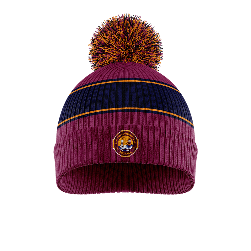 Youghal Camogie: Knitted Bobble Hat
