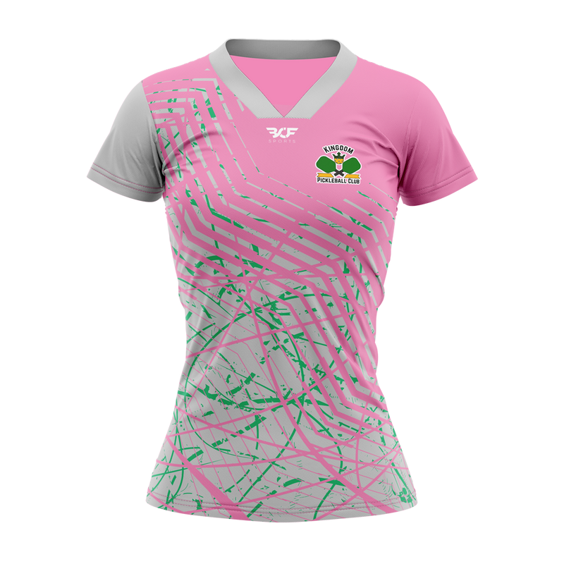 Kingdom Pickleball: Ladies Jersey #2 V-Neck