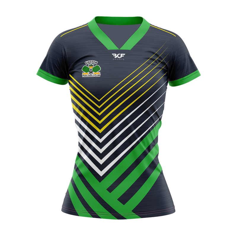 Kingdom Pickleball: Ladies Jersey #1 V-Neck