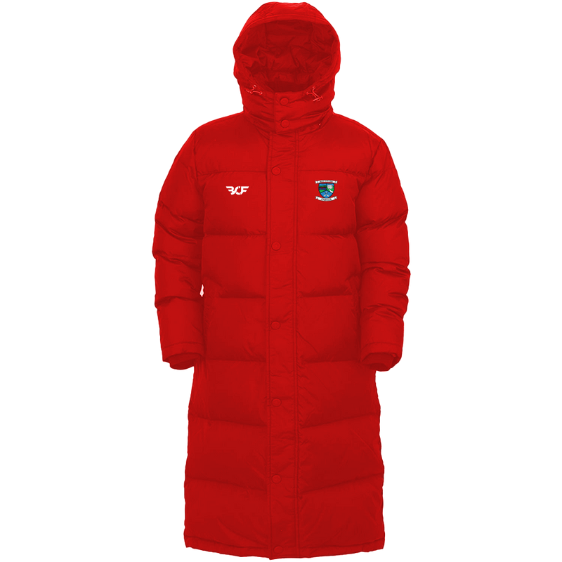 Ballyduff Upper Camogie (Waterford): 3/4 Length Full Padded Jacket Red