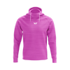 Pink Melange: Pullover Hoodie