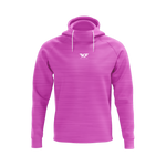 Pink Melange: Pullover Hoodie