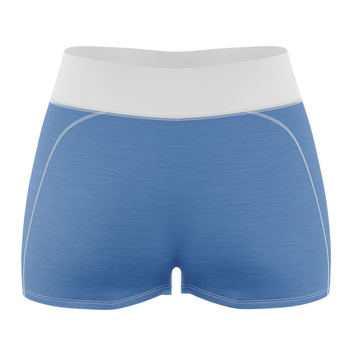 Ladies Leisure Shorts - Blue Melange