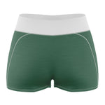 Ladies Leisure Shorts - Green Melange