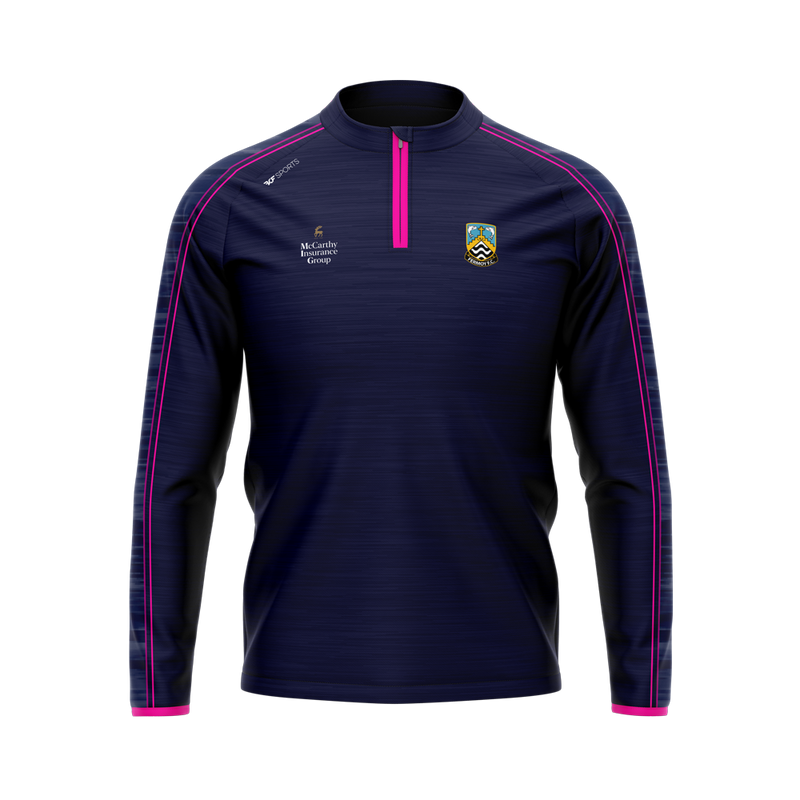 Fermoy FC: Half Zip Navy & Pink
